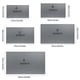 thumbnail image 3 of AntiGlare Projection Screen 16:9 Aspect Ratio High Contrast Display Optimal For Low Lumen Devices Wrinkle Resistant Multicolor, 3 of 4