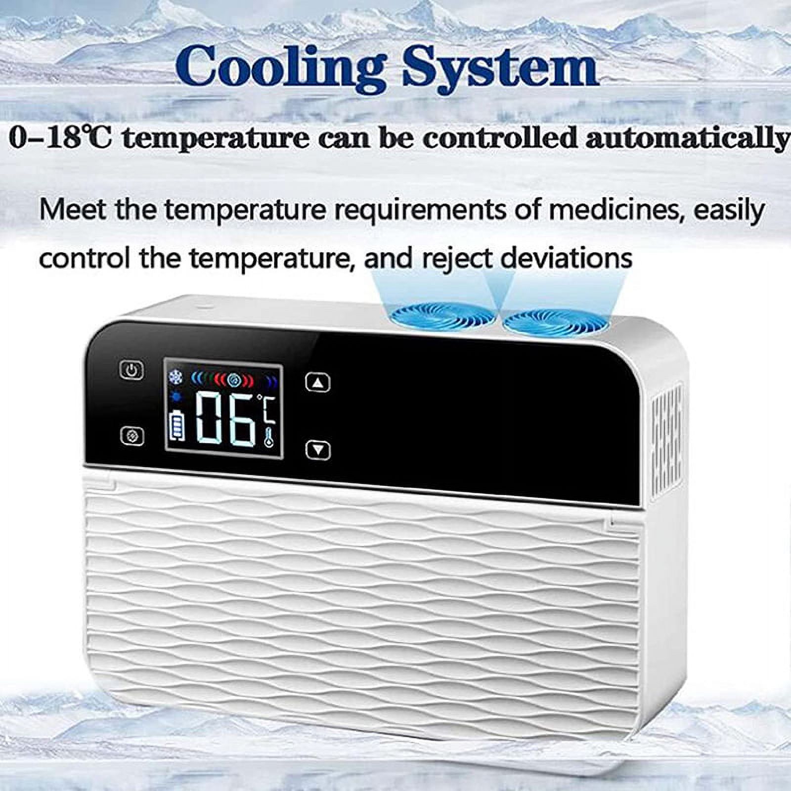 Small Fridge Cooler Insulin Cooler Case USB Mini Refrigerator Portable Insulin Bag
