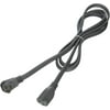 Satco Products 93/5001 14/3 Gauge SPT-3 Gray Air Conditioning/Appliance Cord with Sleeve, 6-Foot