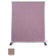 Marsh Industries De-606-0027 72X72 Aluminum Trim Burlap Tackable Space Divider - Autumn Blend
