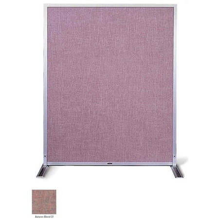 Marsh Industries De-606-0027 72X72 Aluminum Trim Burlap Tackable Space Divider - Autumn Blend