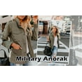 thumbnail image 7 of Sherrylily Women Military Anorak Utility Coat Casual Zip Up Lightweight Jacket with Pockets, 7 of 7
