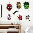 thumbnail image 2 of New Spiderman Wall Stickers Spidey Wall Decals Cartoon Kids Room Decor For Boys Room Bedroom Living Room Home Decor Stickers, 2 of 4