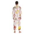 thumbnail image 4 of FORMRS Onesies Pajama for Adults Unisex Hoodie Winter Jumpsuit One Piece Sleepwear, Sizes S-2XL, Beach Crab, 4 of 7
