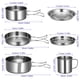 thumbnail image 2 of unbranded 8Ud De Cocina Portátil Con Mango Plegable Para Acampar Ideal Para Cocinas Eléctricas Y A Gas, 2 of 8