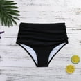 thumbnail image 2 of DPTALR Femmes Culotte de Bikini Taille Haute Short Bas Maillot de Bain Tenue de Bain Baignade, 2 of 6