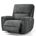thumbnail image 1 of MCombo Recliner Chair, 400lbs Capacity, Swivel, Dark Grey, 1 of 10