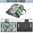 thumbnail image 5 of Yuyamidu Pink Hibiscus Golf Cart Seat Covers Palm Leaves Golf Cart Seats Towel Blanket with 4 Front Pockets Tropical Golf Cart Rear Seat Covers for Club Car and More 2-Seats Carts, 5 of 8