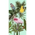 thumbnail image 3 of Wang, Melissa 9x14 Black Modern Framed Museum Art Print Titled - Birds Paradise II, 3 of 5