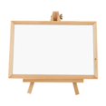 thumbnail image 2 of Latrodar chalkboard sign Store Writing Board With Stand Small Blackboard For Students Wooden Home Decoration Crafts White Creative 11.84x1.2 Inch, 2 of 5