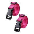 thumbnail image 1 of 2 piezas Carreras de carrito de golf correas de equipaje de nylon Práctico con la hebilla de liberación rápida Viajes de 39 pulgadas tiras de azotes Rosa rojo, 1 of 8