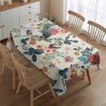 thumbnail image 2 of Pioneer Flower Floral Print Pattern Rectangle Tablecloth 60"x84",Waterproof Polyester Rectangle Table Cloth, Wipeable Spillproof Polyester Tablecloth for Dining, Camping, Indoor and Outdoor, 2 of 5