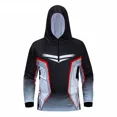 thumbnail image 4 of Camiseta de pesca con capucha de verano para hombre, transpirable, con protección solar, para exteriores, anti-UV, de secado rápido, con protector solar, 4 of 4