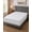 White, variant on Extra Deep Pocket Navy Fitted Sheet Only - Fits 18-24 inch High Mattresses Bottom Sheet for Pillow Top & Air Beds,Soft with Around Elastic,Storage Bag Included