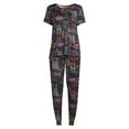 thumbnail image 3 of Secret Treasures Women's and Women's Plus Pajama Short Sleeve Top and Pants, 2 Piece, 3 of 5