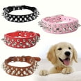 thumbnail image 1 of Collier Rivet pour Chien avec Clous en Simili Cuir Boucle Col, 1 of 8