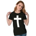 thumbnail image 4 of Holy Jesus Christ Christian Womens Slim Fit Graphic Tee Brisco Brands S, 4 of 5