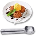 thumbnail image 5 of 2 OZ Aluminum Ice Cream Scoop, Heat Conductive Handle, Non-Stick and Easy to Use, Simple One-Piece Aluminum Design Easy Release, 3 PCS, 5 of 6