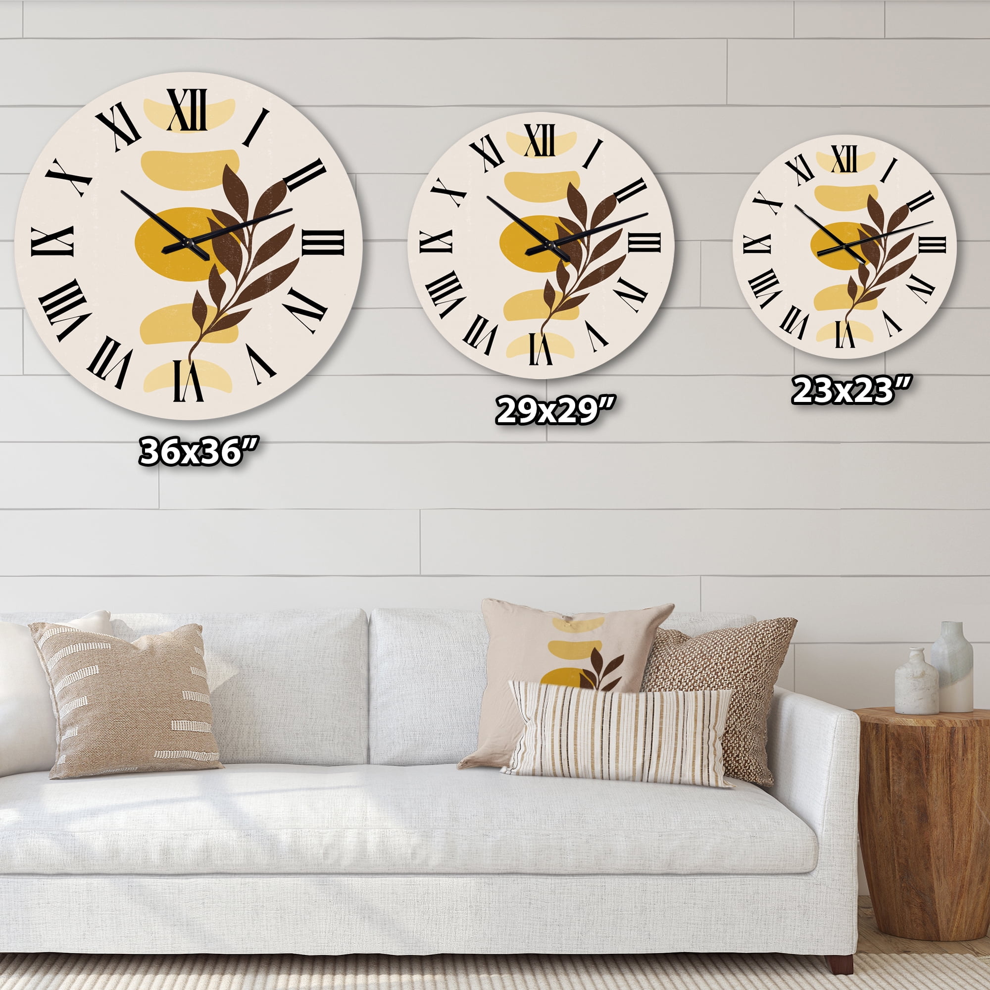Designart 1 in Quartz Modern/Contemporary Wall Clock