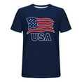 thumbnail image 5 of ZhuoLiL Mens Shirts Graphic Tees under $10 Men's Graphic Print Flag Print Clothing Athletic Shirt - Short Sleeve Performance Top for Gym Flag Shirts, 5 of 5
