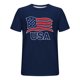 thumbnail image 5 of Tops para hombre, blusas y camisas de manga corta con cuello redondo para hombre, jersey informal de moda con estampado de cuello redondo para hombre, pantalones cortos deportivos para fitness, blusa, 5 of 5