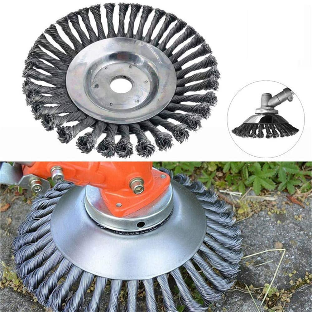 Lotus Ultra Edge Cutting Highly Efficient Grass Weed Cutter Twisted 6” Disc Wheel for Garden, Park, Sidewalk