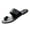 Black, variant on Summer Casual Toe Post Sandals, Beach Sandals, Summer Shoes, Women's Slide Sandals Slip On Flat Sandals Flip Flop Thong Sandals Casual Summer Sandals, White 8