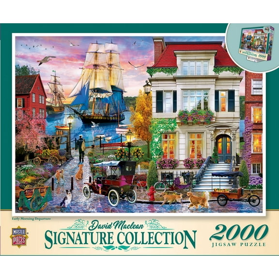 MasterPieces 2000 Piece Jigsaw Puzzle - Early Morning Departure - 39"x27"