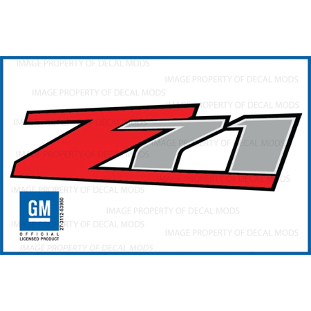 Chevy Silverado Z71 decals stickers F (20072013) bed side 1500 2500