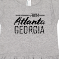 thumbnail image 4 of Inktastic From Atlanta Georgia in Black Distressed Text Girls Toddler Dress, 4 of 5