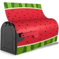 thumbnail image 2 of Watermelon Mailbox Covers, Magnetic Post Box Cover Wraps Standard Size 21x18 in for Garden Yard Decor, 2 of 7
