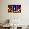 thumbnail image 2 of Elephant Stock City Hall Philadelphia Wall Art - Horizontal Multi Panel Canvas - Living Room Wall Decor - Architecture Multi Panel - Blue And Purple Decor By Philippe Hugonnard - 33" x 20", 2 of 8