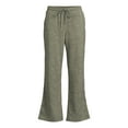 thumbnail image 4 of Athletic Works Women's and Women's Plus ButterCore Wide Leg Pants, Sizes XS-4X, 4 of 5