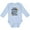 AE-Light Blue, variant on Inktastic Happy Birthday to the Sweetest Cousin in the World Girls Long Sleeve Baby Bodysuit