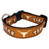Pet Goods CLACOL-000130 NCAA Texas Longhorns - Nylon Dog Collar, Large