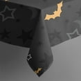 thumbnail image 5 of Halloween Bats and Stars Pattern Square Tablecloth,Waterproof Square Table Cover,Wipeable Spillproof Washable Table Cover for Home Kitchen Party Decor 60"x60"(152x152cm), 5 of 6