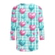 thumbnail image 5 of RKSTN Valentines 3/4 Sleeve Tops for Women Oversized Crewneck Valentine's Day Graphic Printed Short Sleeve T Shirt Womens Casual Round Neck Loose Comfy Loves Heart Print Three Quarter Sleeve Shirts, 5 of 6