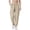 Khaki, variant on vigerkar Women's Cargo Pants Waterproof Joggers Hiking Pants for Womens Clothes (Light Gray, L)