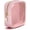 Pink, variant on Clear Makeup Bag for Purse Mini Make up Cute Cosmetic Bag Pouch for Women with Slip-in Pockets Travel Toiletry Essentials Eco Vegan Leather Organizer Bags(Patent Pending)