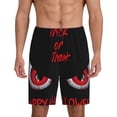 thumbnail image 1 of Fotbe Happy Halloween2 Pantalones Cortos de Pijama para Hombre, Ropa de Dormir, Pantalones de Pijama Cortos para Hombre-Medium, 1 of 6