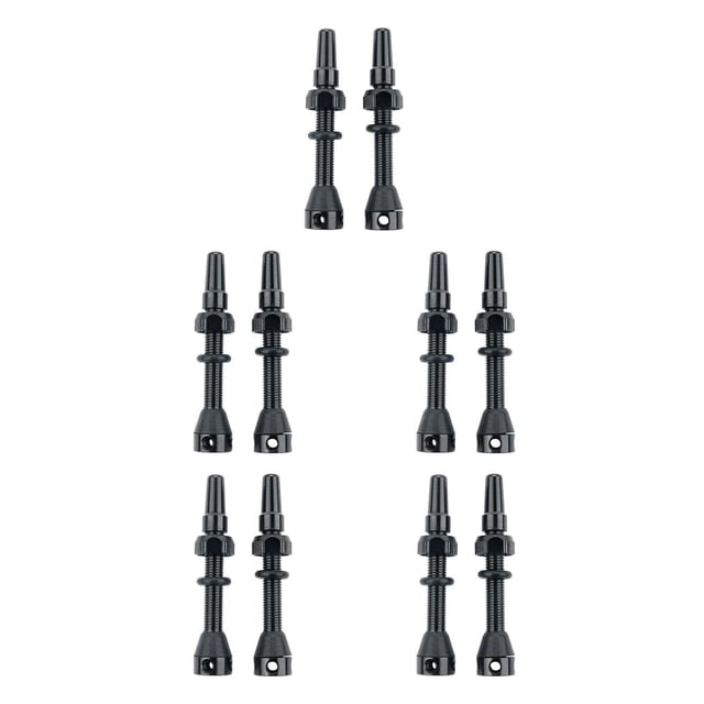 ZheElen 2 Pcs Tige de Valve de Pneu Installation Pratique Buse de Pneu Résistante à l'Usure Fournitures de Vélo Opération Simple Noyau de Pneu 5Ensemble