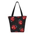 thumbnail image 3 of Fotbe Beautiful Red Ladybug Pattern Beach Tote,Shoulder Handbag,Spacious Tote Bag,Lightweight Travel Bag,Versatile Shopping Bag, 3 of 9