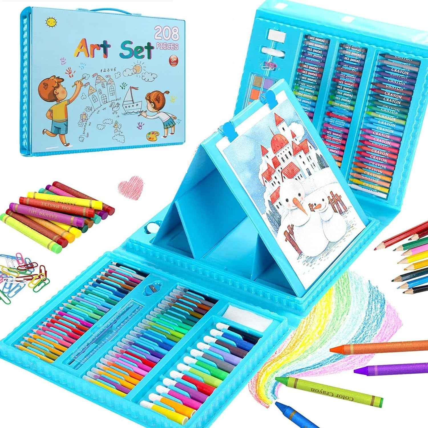 Art 101 Kids Artist Travel Supply Sketch Kit, Multifunctional