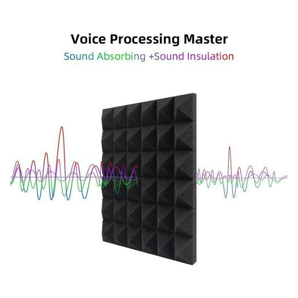72 Pack Shape Soundproof Foam Sound Proof Padding Treatment Panel