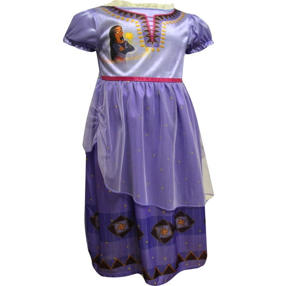 American Marketing Enterprises INC Girls Disney Wish Asha Dress Up Like A Princess Toddler Nightgown (2T)