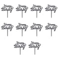 thumbnail image 1 of FELTECHELECTR 10 piezas de suministros para fiestas, decoraciones para pasteles, insertos para pasteles de cumpleaños, 1 of 7