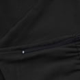 thumbnail image 5 of Mens Cotton Linen Capri Pants Casual Fashion Elastic Waist Straight Leg Cropped Pant Zip Up Side Split Lightweight Loose Capris with Pockets, 5 of 6