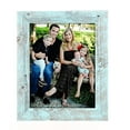 thumbnail image 3 of BARNWOODUSA Farmhouse Picture Frame, 1 1/2" inch Molding - 100% Up-cycled Reclaimed Wood (11x14, Robins Egg Blue), 3 of 7