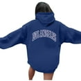 thumbnail image 2 of Timoontee California Sweatshirts for Teen Girls Crew Neck Letter Graphic Oversize Pullover Comfy Casual Pullover Fall Winter Clothes Blue 8, 2 of 3