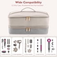 thumbnail image 4 of Travel Carrying Case for Shark Hair Dryer Flexstyle FlexFusion Airwrap Brush Double-Layer Hair Accessories Tools Storage Bag for Revlon Hairdryer Styler Organizer, 4 of 6